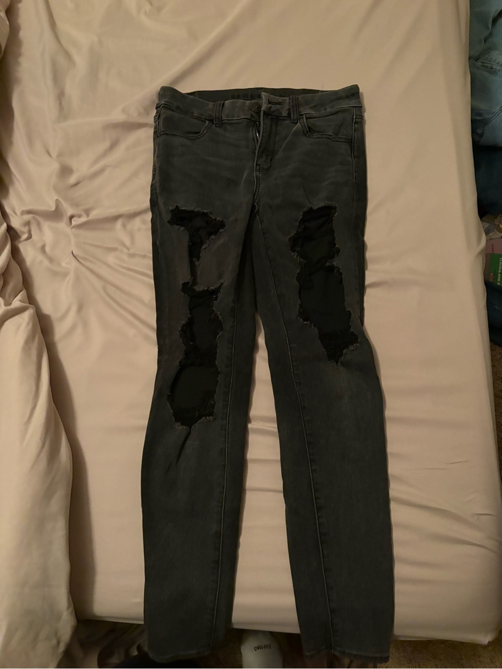 American Eagle Outfitters Black High-Rise Jeans
